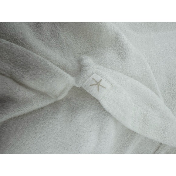 Barefoot Dreams Cozychic Ultra Lite Hoodie Women's Large  White Kangaroo Pocket - Picture 6 of 8